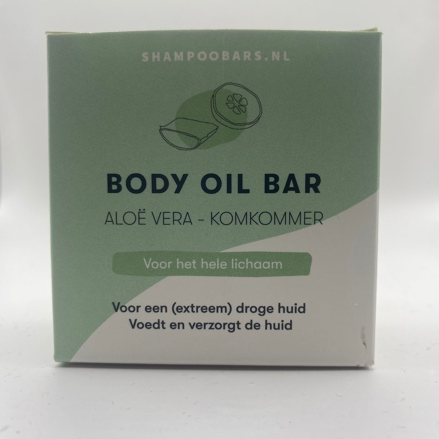 Body Oil Bar - Aloë Vera Komkommer